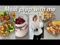 SUNDAY RESET MEAL PREP WITH ME high protein easy meals