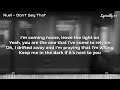 Ruel - Don't Say That (Lyrics)