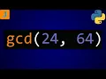Python Program To Find GCD Of Two Numbers