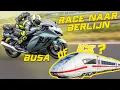 Download Lagu RACE NAAR BERLIJN | Suzuki Hayabusa vs. retesnelle ICE-trein