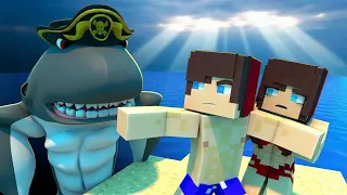 MAIZEN : JJ vs. Shark! - Minecraft Animation JJ & Mikey