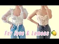 UNBOXING TRYING ON FOR LOVE LEMONS OUTFITS LEMONS