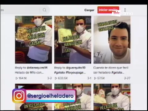 Sergio el chef que crea helados de novedosos sabores