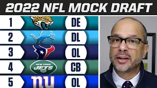 2022 NFL Mock Draft FULL 1st Round WITH TRADES QBs WRs Edge Rushers CBS Sports