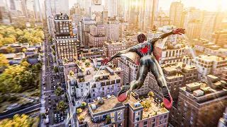 spider man 2 ps5 gameplay free roam 4k 60fps