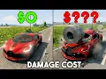 BeamNG.drive Damage Cost Test (With Dummies) | Realistic Car Crashes \u0026 Wallet Survival #1