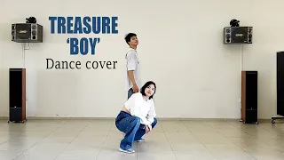 Download TREASURE - 'BOY' Dance Cover by Kathleen Carm (with my brother) MP3