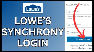 How to Login Lowes Synchrony Bank Account 2024