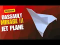 Download Lagu Paper Plane (Mirage 3) | How to make a paper airplane 