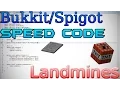 Minecraft Landmines Speed Code