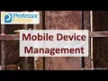 Mobile Device Management - SY0-601 CompTIA Security 3 5