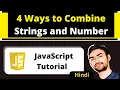 4 Ways to Concatenate Strings and Number in JavaScript - Master JS