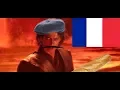 Anakin is defeated by Obi Wan by high ground but it s voiced by French Google Translate