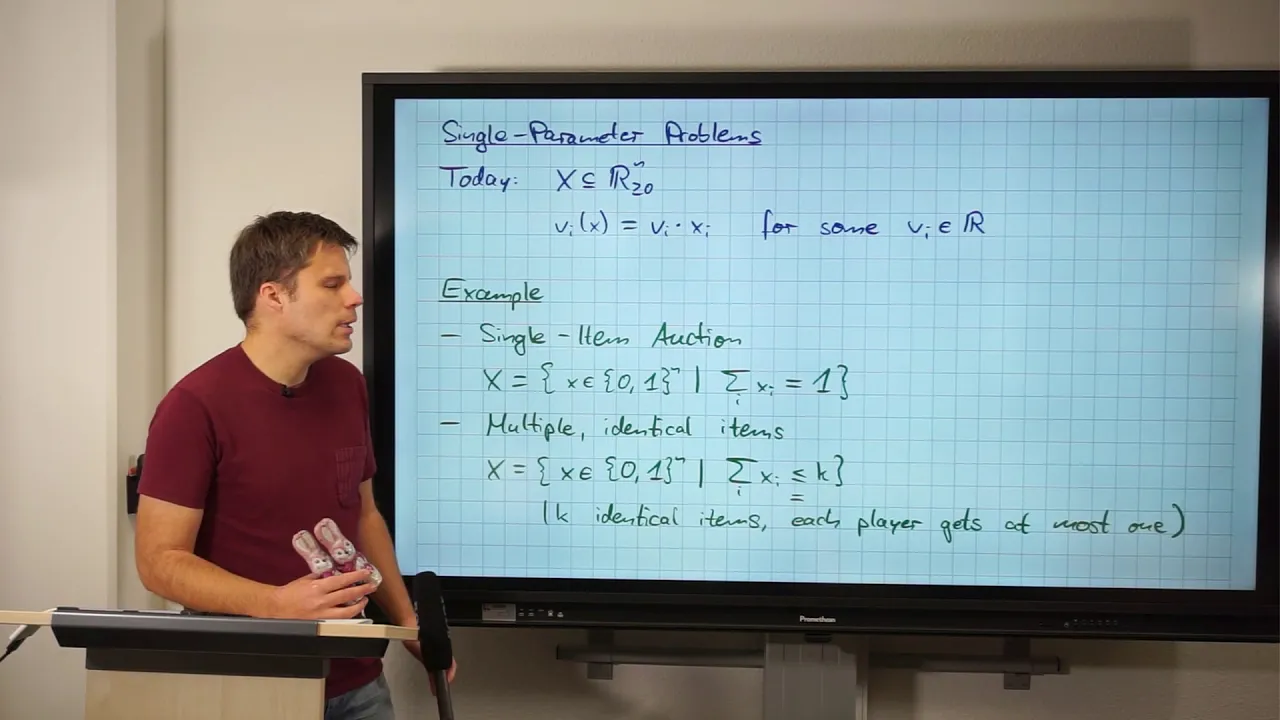 AGT, WS20/21: Lecture 11 (Single-Parameter Mechanisms)