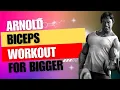 Arnold Biceps Exercise For Bigger Arnold Big Biceps Workout Hindi