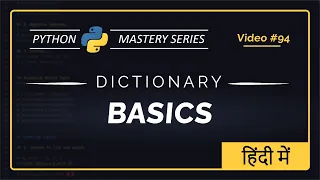 Python DICTIONARY BASICS in Hindi Creating Accessing Modifying Removing Python Tutorial