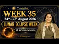 WEEKLY HOROSCOPES 24-30 AUG 2026 ASTROLOGICAL GUIDANCE FOR ALL 12 SIGNS BY VL