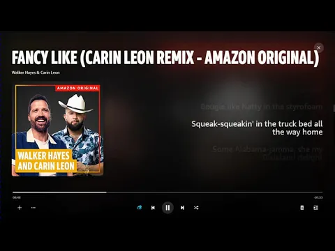 Download MP3 Walker Hayes - Fancy Like ft  Carin Leon (Remix - Amazon Original) (Lyric Video)