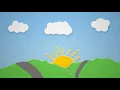 Paper Hills and Sunshine Free 4K Looping Motion Background