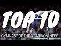 Top 10 Gymnast of the Year Nominees