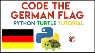 Python Turtle - Code the German Flag Tutorial