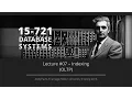 Lecture - Indexing OLTP CMU Database Systems Spring 2016