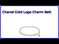 REVIEW Chanel Gold Logo Charm Belt First Look