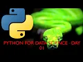 Python For Data Science Day 01-Sinhala Medium
