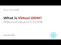 React Virtual DOM Explained Simply React Series Ep 2