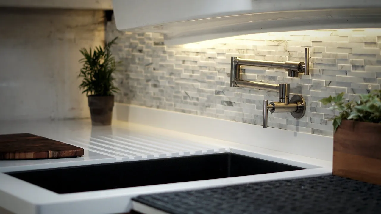 Sailboat Galley Renovation (DIY Corian Countertop) — Sailing Uma [Step 136]