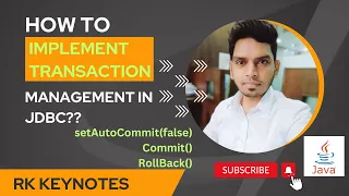 Transactions Management in JDBC NetBeans Demo SetAutoCommit Commit RollBack MYSQL
