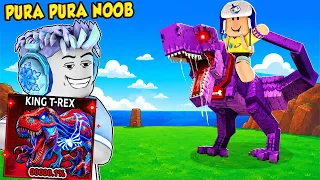 AKU PURA PURA NOOB DI DEPAN MOCIL SOMBONG YANG JADI T-REX TAPI AKU PUNYA T-REX LVL MAX DI ROBLOX!!