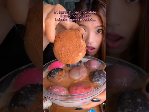 Let’s eat mochi ice cream with boiled milk… #food #eating #mukbang #asmr #mochi