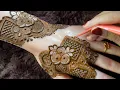 Lagu Very Beautiful Quick and Easy Prettiest Henna Design For Back Hand| Beautiful Mehndi Design Tutorial