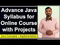 Advance Java Syllabus with Projects JDBC Servlets JSP by Deepak Web Development
