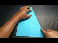 How to make a Paper Airplane that flies Far 10000 Feet | paper airplanes that fly far