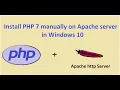 Install php7 on apache http web server in windows 10