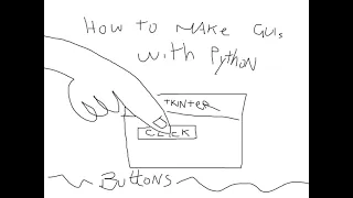 How to create buttons is a GUI with Python and the module tkinter