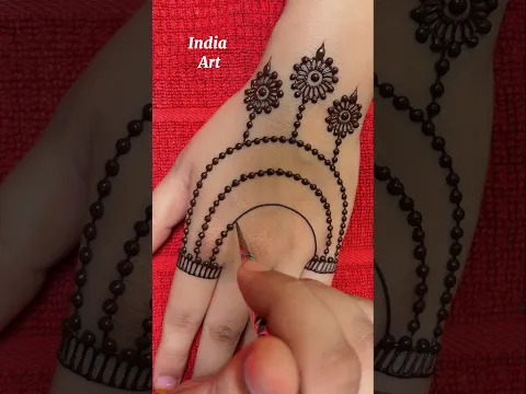 jewellery mehndi design #mehndi #newmahendi #mehandi #01trendinghenna #shorts