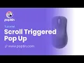 Scroll triggered popup How to create a popup with a scroll trigger - Poptin