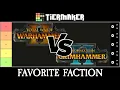 Vanilla vs Grimhammer FAVORITE FACTION TIER LIST Total War Warhammer II