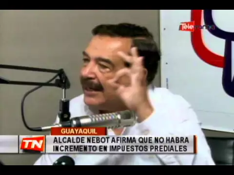 Alcalde Nebot afirma que no habrá incremento en impuestos prediales