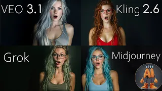 Best AI Video Generator in 2025? (Veo 3.1, Kling 2.6, Grok, Midjourney)