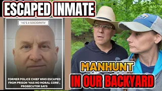 Calico Rock Escaped INMATE in Our Backyard INTENSE Manhunt Izard County Arkansas State Troopers