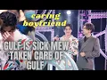 gulf is sick mew taken care of gulf | caring boyfriend mewsuppasit | mewgulf iconsiam event moment