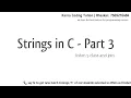 String Predefined Methods In C Part - 3