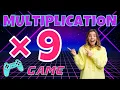 9X MULTIPLICATION GAME BRAIN BREAK EXERCISE MOVEMENT ACTIVITY MATH GAME TIMES TABLES for kids