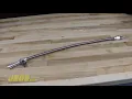 JEGS Flexible Braided Transmission Dipstick for TH350 TH400 Polished 555-61595