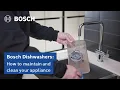 Bosch Dishwasher Cleaning and Maintenance Guide