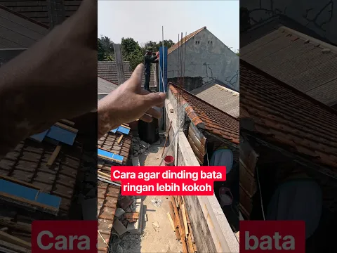 Cara agar dinding tidak mudah retak #tips #renovation #bataringan #sipil #skills